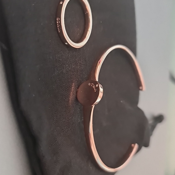 Mimco Rose Gold Cuff Bangle and Ring - Picture 2 of 4